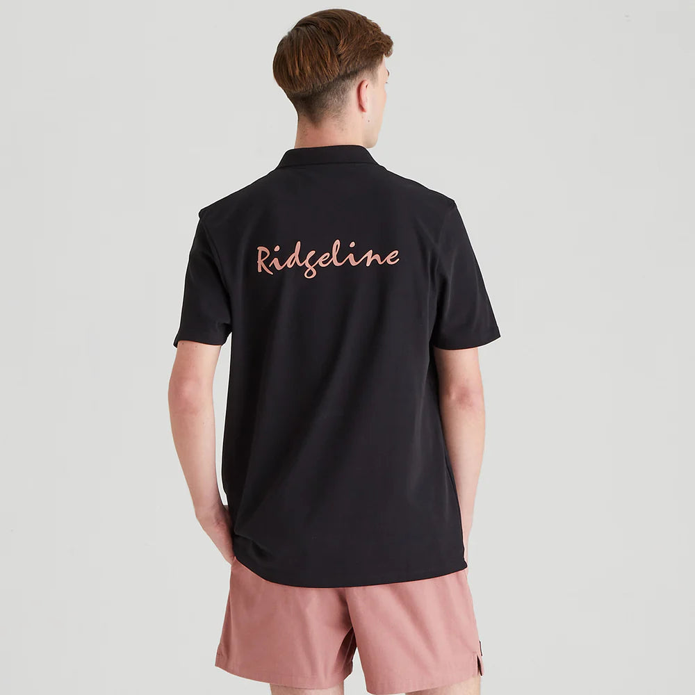 Ridgeline Mens Signature Polo #colour_black
