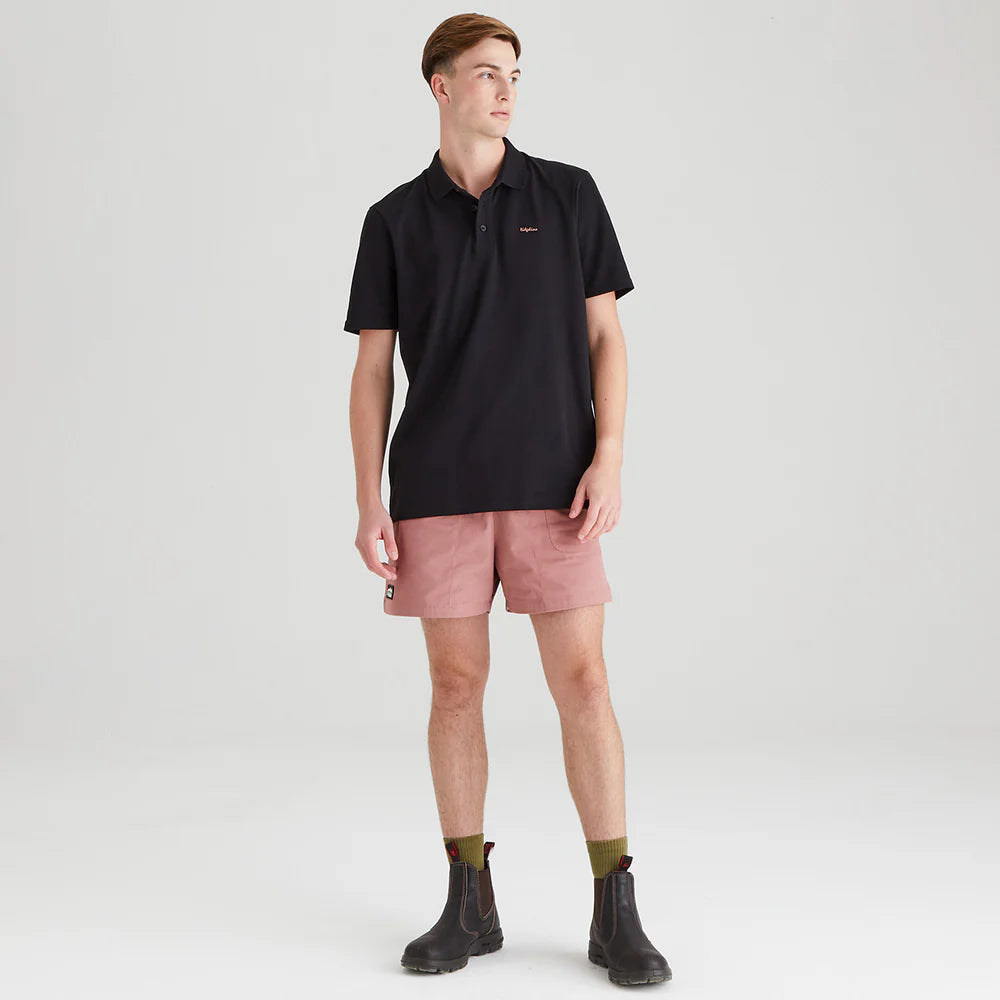 Ridgeline Mens Signature Polo #colour_black