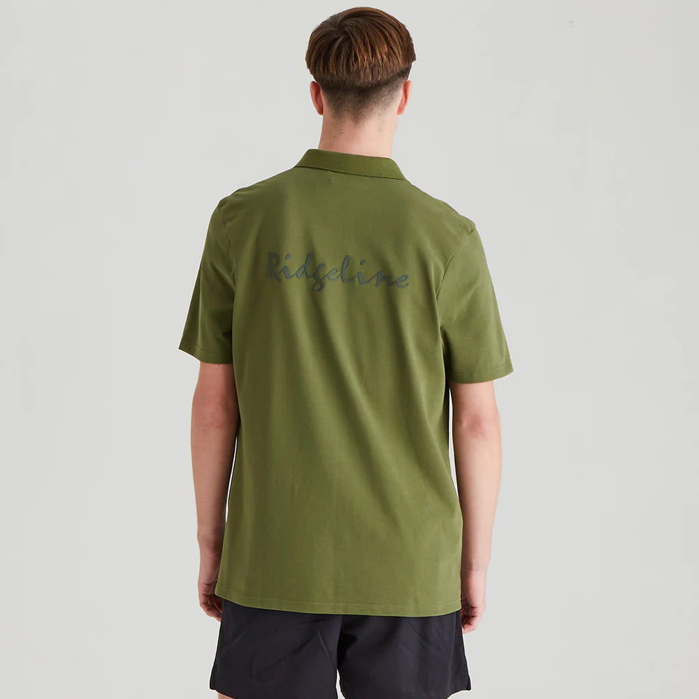 Ridgeline Mens Signature Polo #colour_fern-green