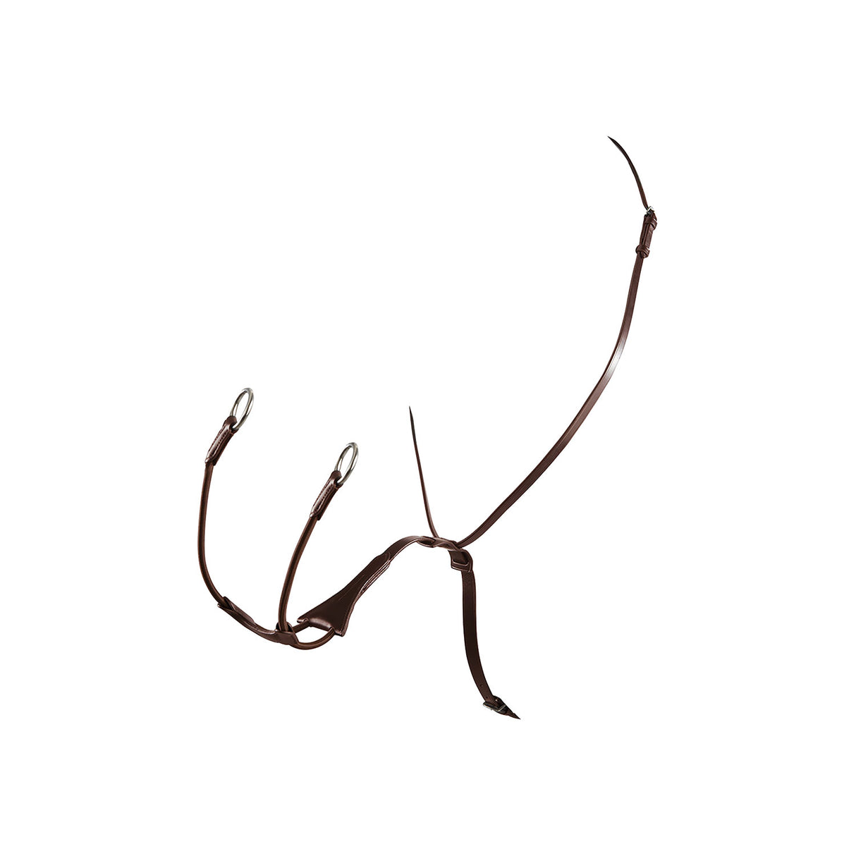 Equestro Tanned Leather Collier Martingale #colour_brown