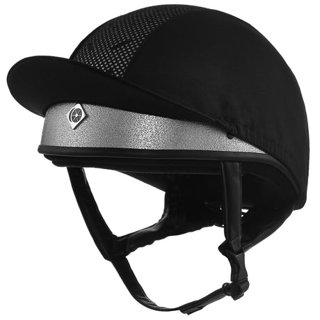 Charles Owen Pro II Plus Skull Riding Hat #colour_silver