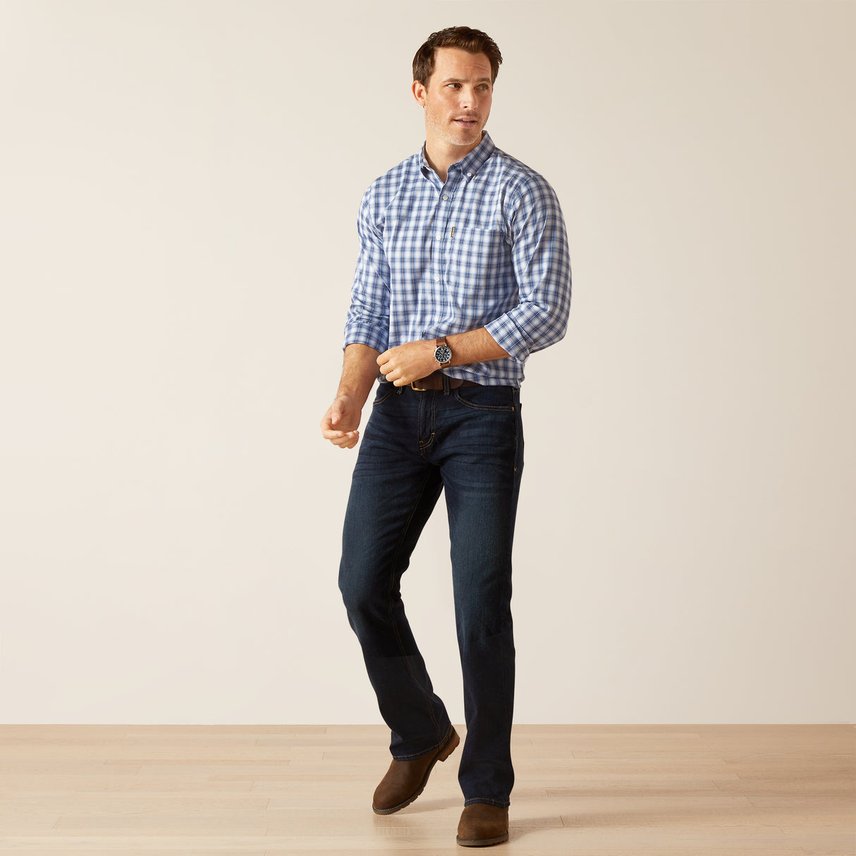 Ariat Men's Napa Shirt #colour_blue