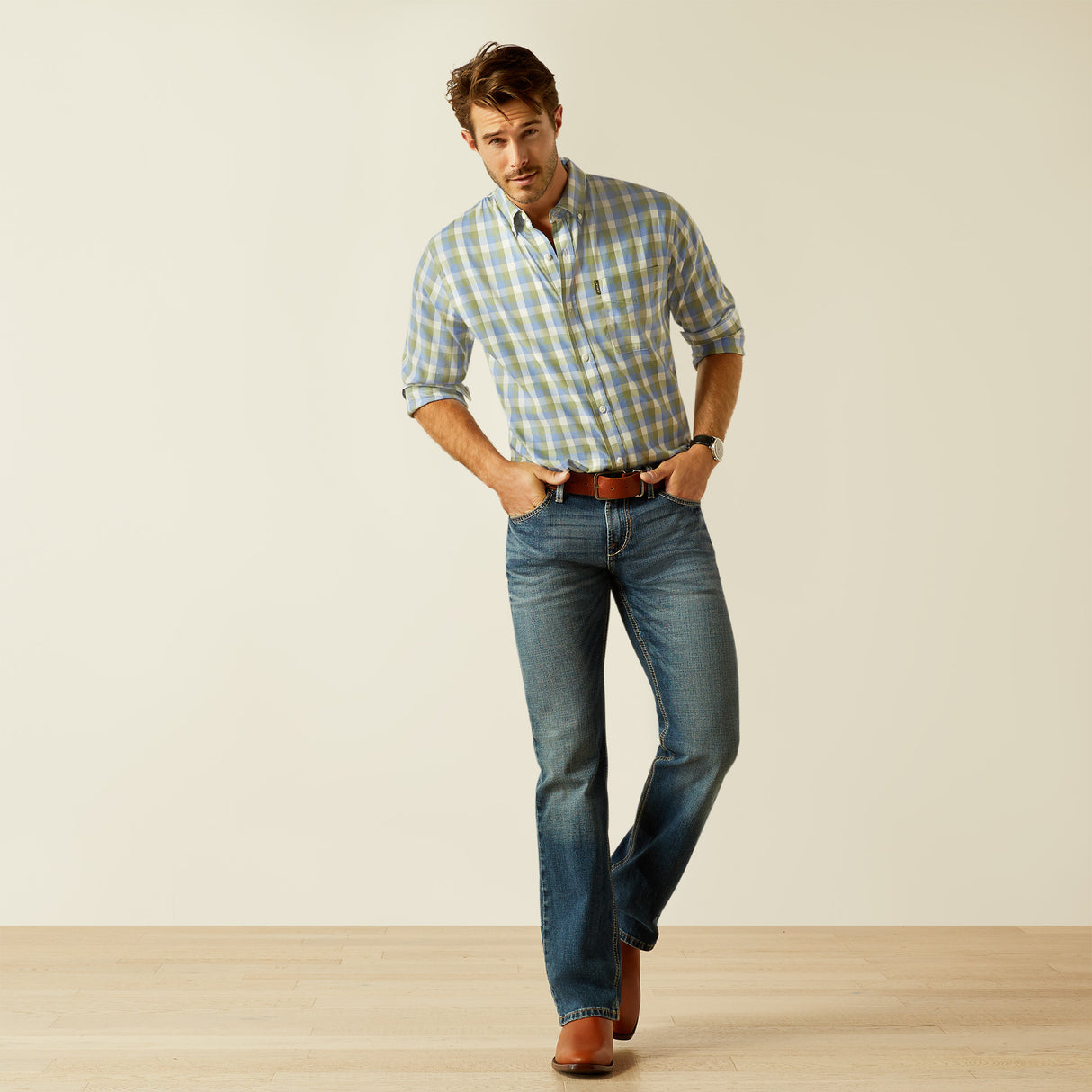 Ariat Men's Napa Shirt #colour_blue