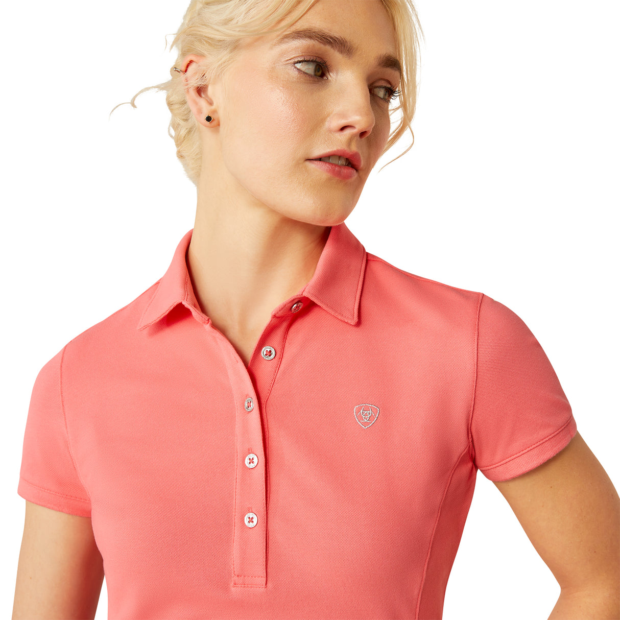 Ariat Women's Prix 3.0 Polo #colour_coral-paradise
