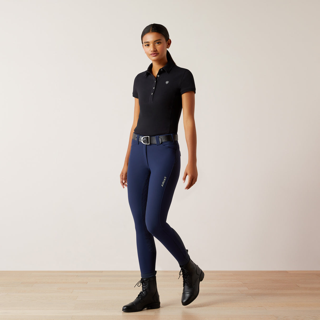 Ariat Women's Prix 3.0 Polo #colour_black