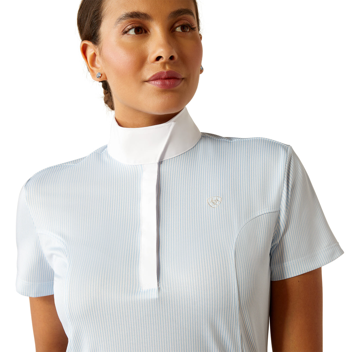 Ariat Women's Aptos Show Shirt #colour_blue-stripe