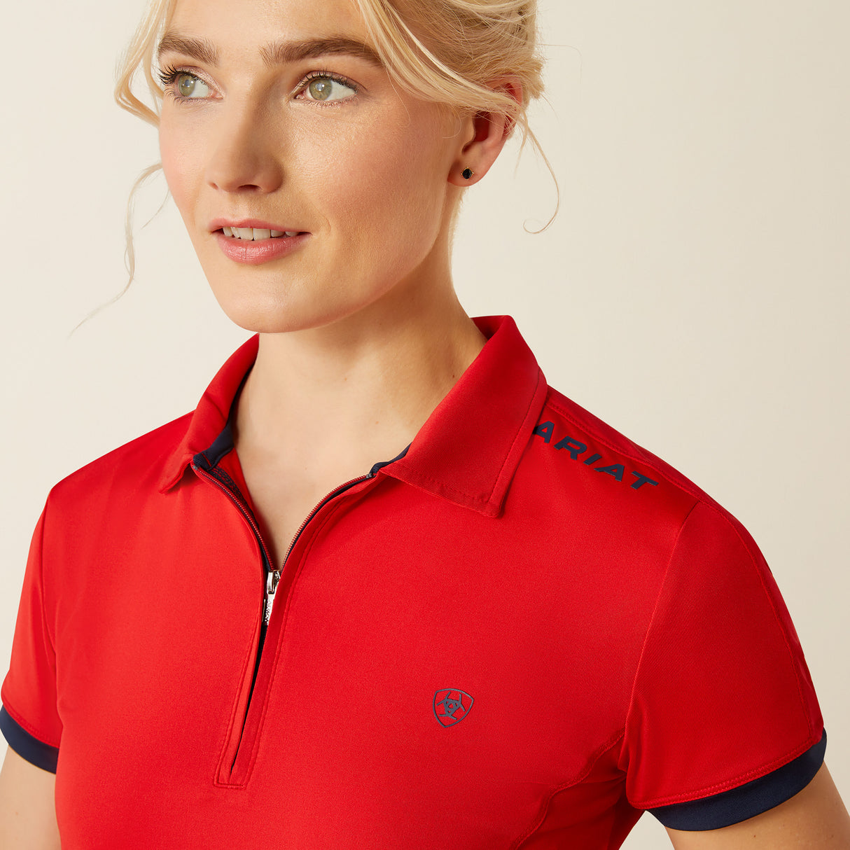 Ariat Women's Bandera Team 1/4 Zip Polo