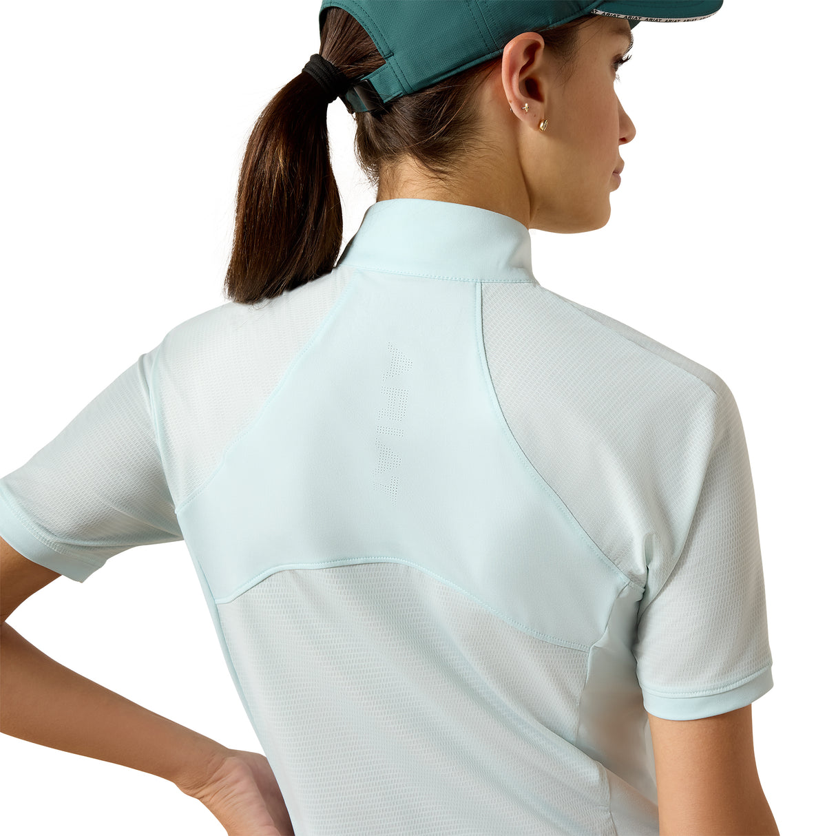 Ariat Women's Soquel 1/4 Zip Baselayer #colour_starlight-blue