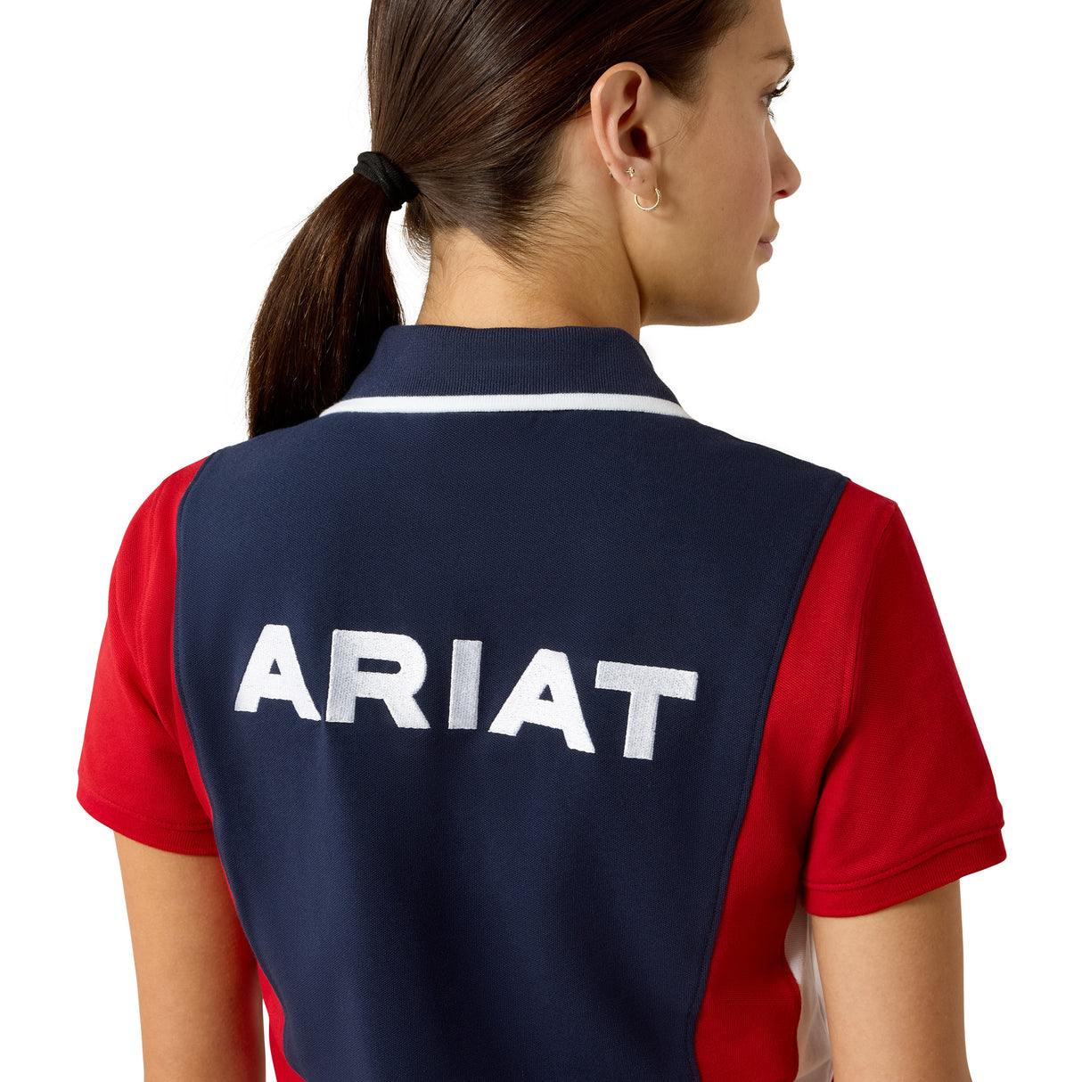 Ariat Women's Taryn Polo #colour_navy-red