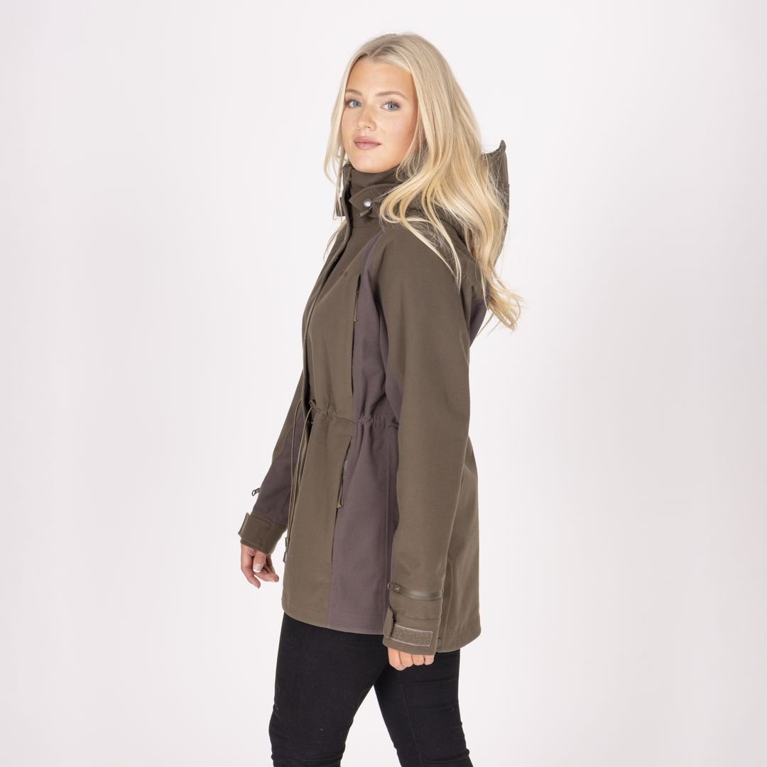 Shires Aubrion Heritage Unisex Full Zip Jacket #colour_dark-olive