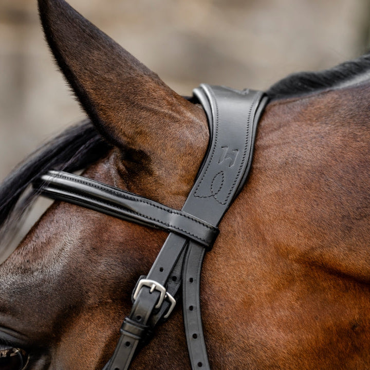Horseware Ireland Figure 8 Grackle Bridle #colour_black