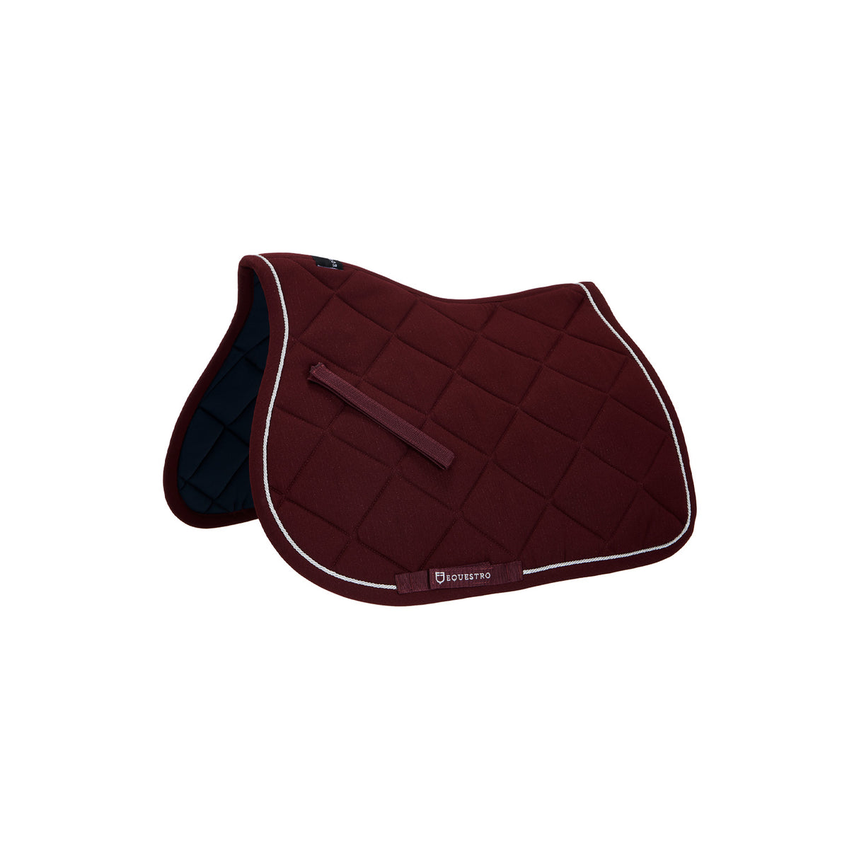 Equestro Pony Jumping Saddle Pad In Cotton With Trimmings