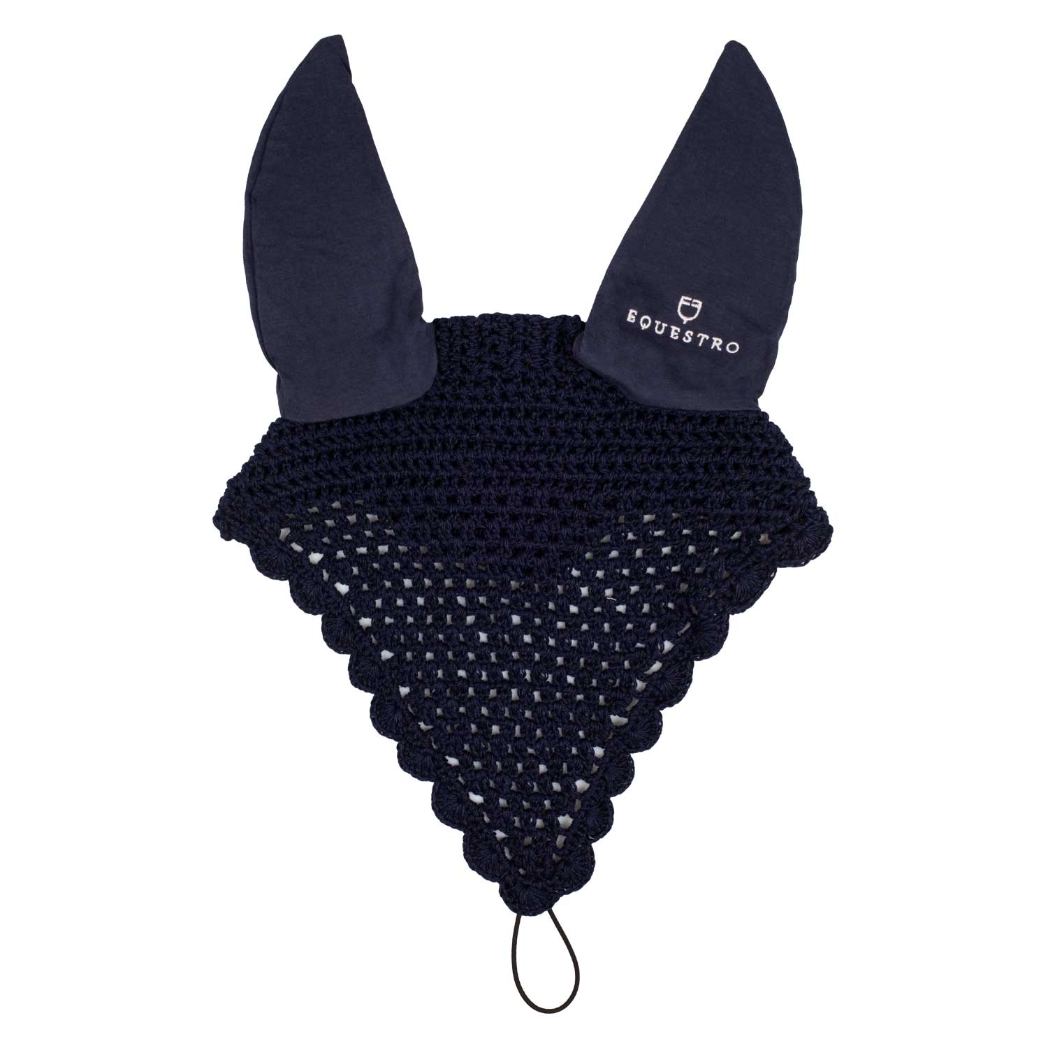 Equestro Cotton Fly Veil With Noseband Attachment