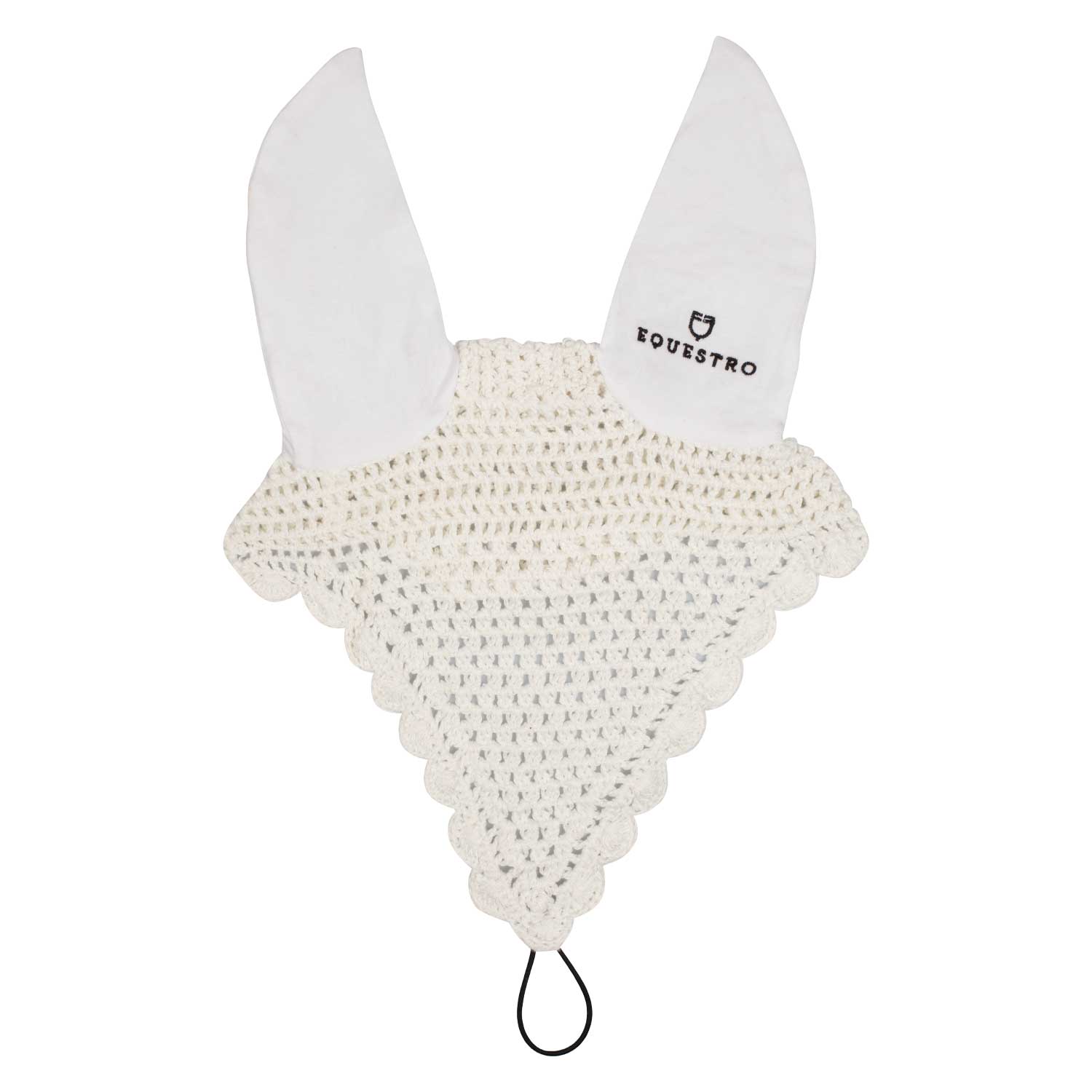 Equestro Cotton Fly Veil With Noseband Attachment