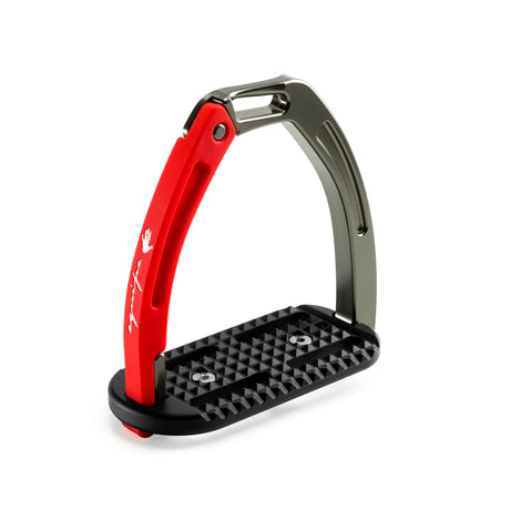Equipe Safety Stirrup #colour_light-titanium-red