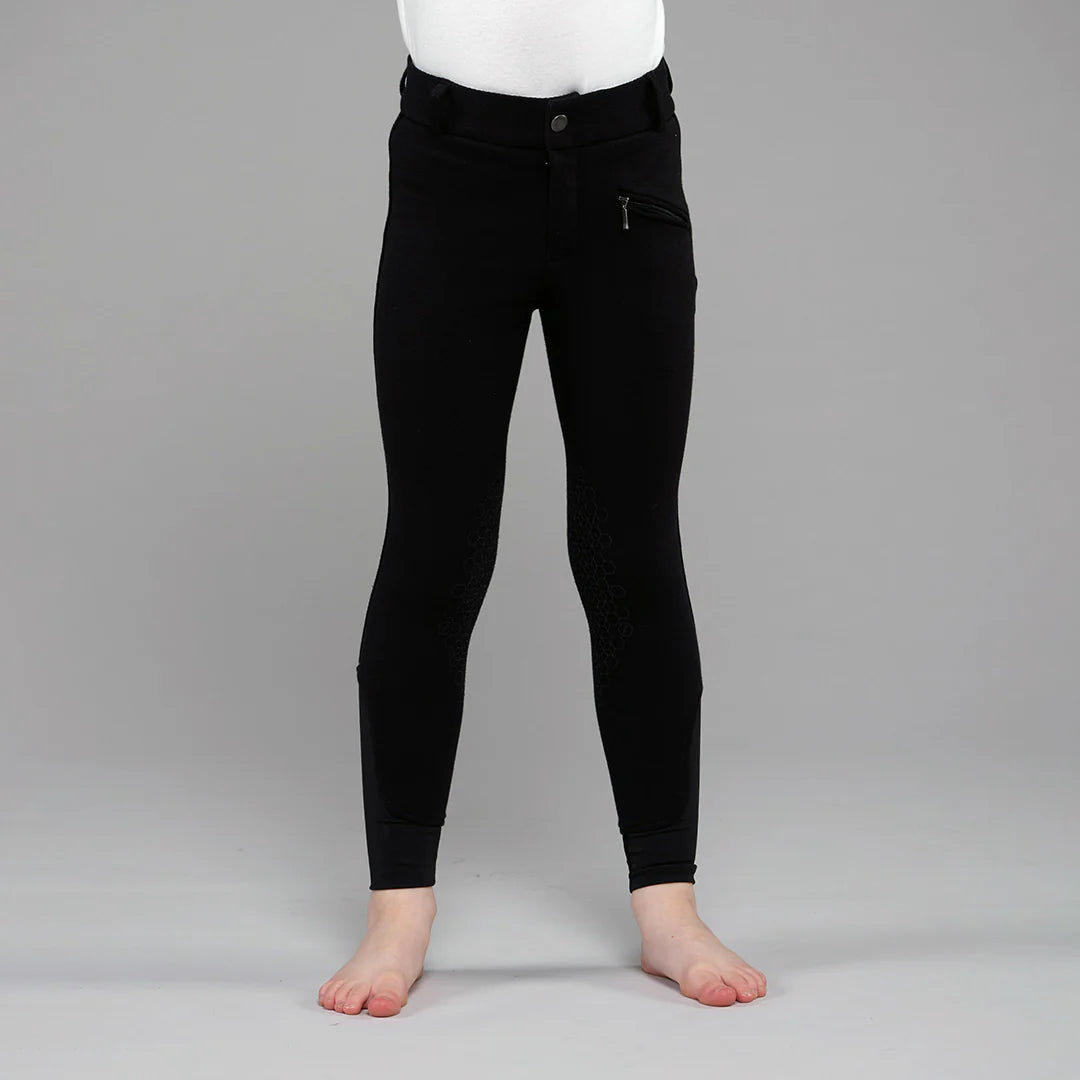 Toggi Children's Show Ring Extreme Silicone Knee Breeches #colour_black