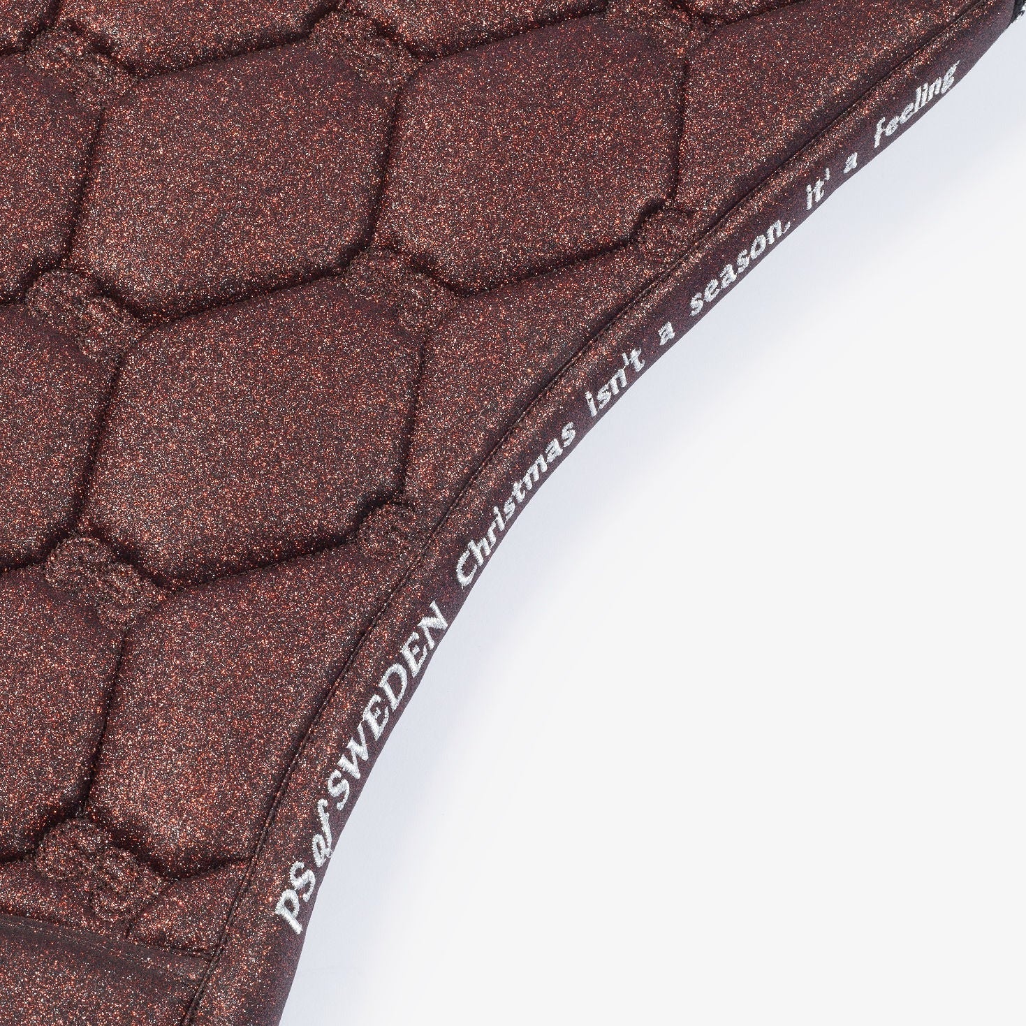 PS of Sweden Sparkly Merlot Stardust Dressage Saddle Pad #colour_sparkly-merlot