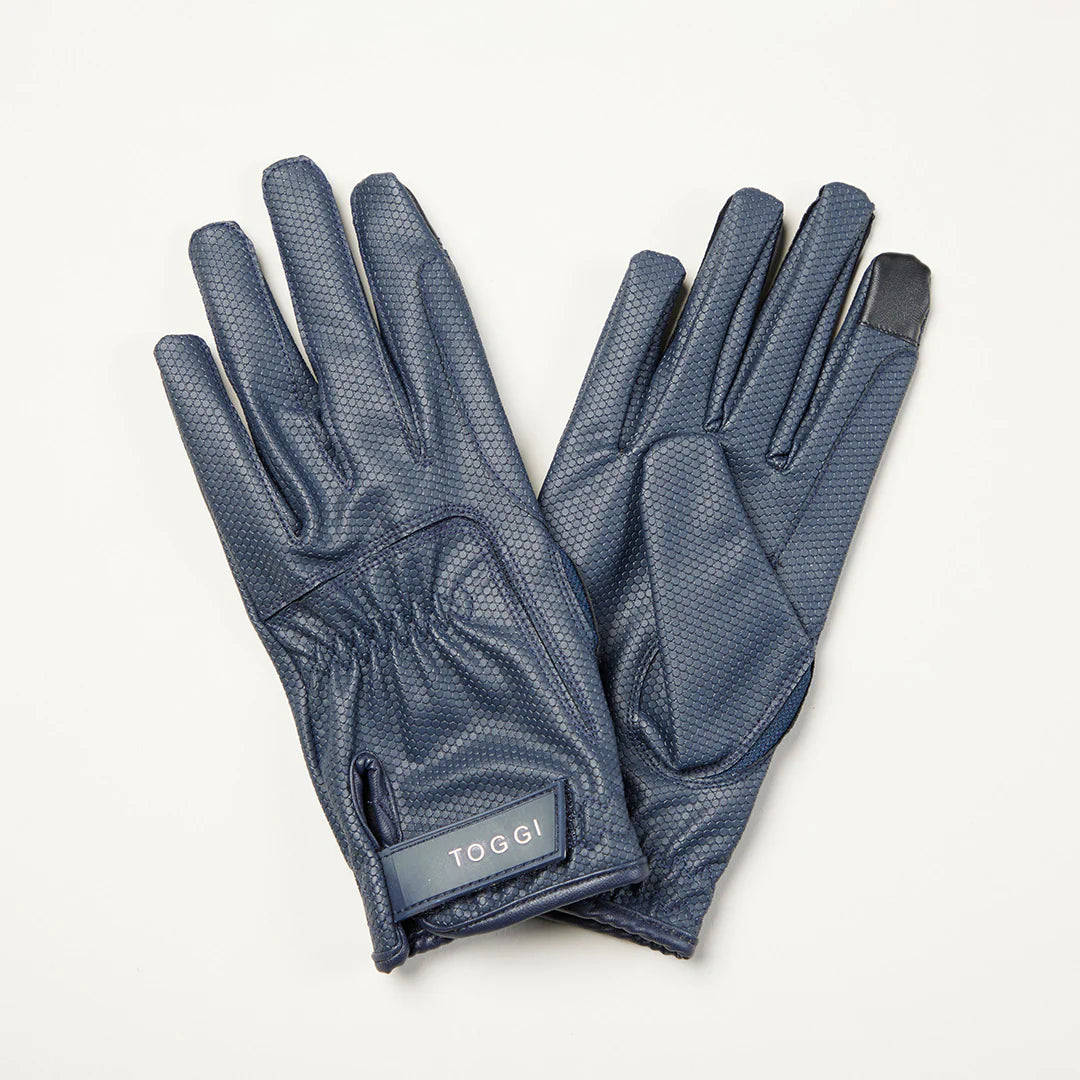 Toggi Stoneleigh Riding Gloves #colour_navy