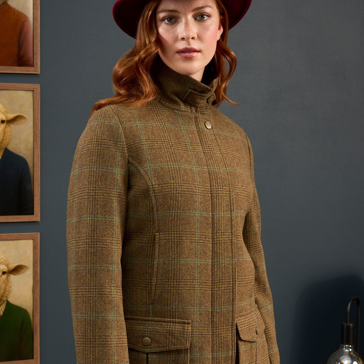 Alan Paine Surrey Ladies Coat #colour_marsh