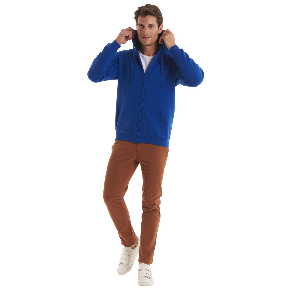 Uneek Adults Classic Full Zip Hooded Sweatshirt