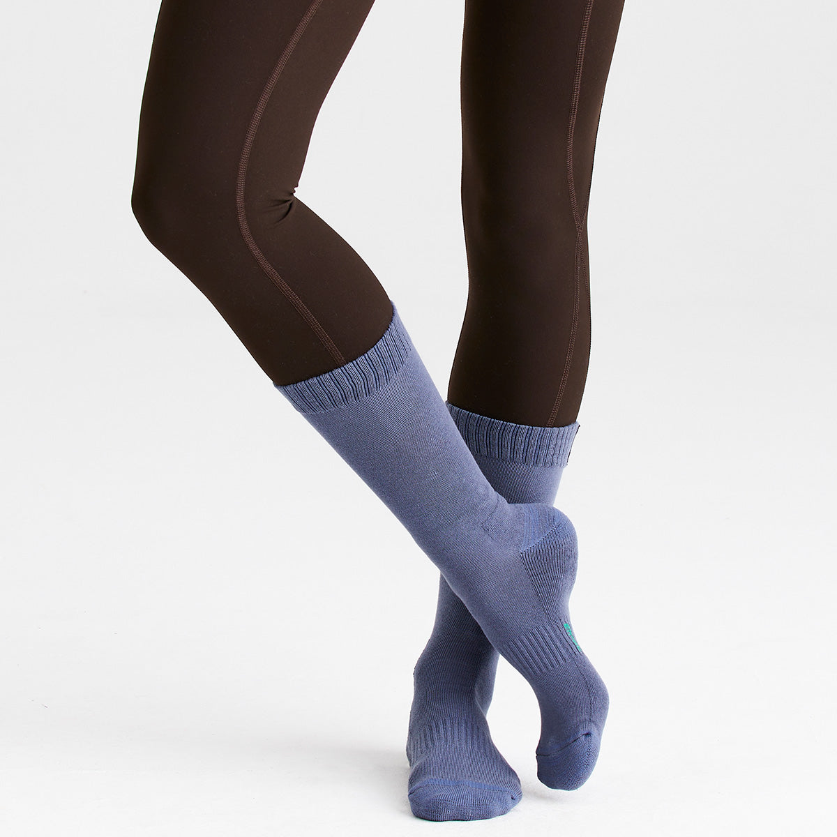 Cotton Work Socks Navy Multi (3 pack) - Mid Length
