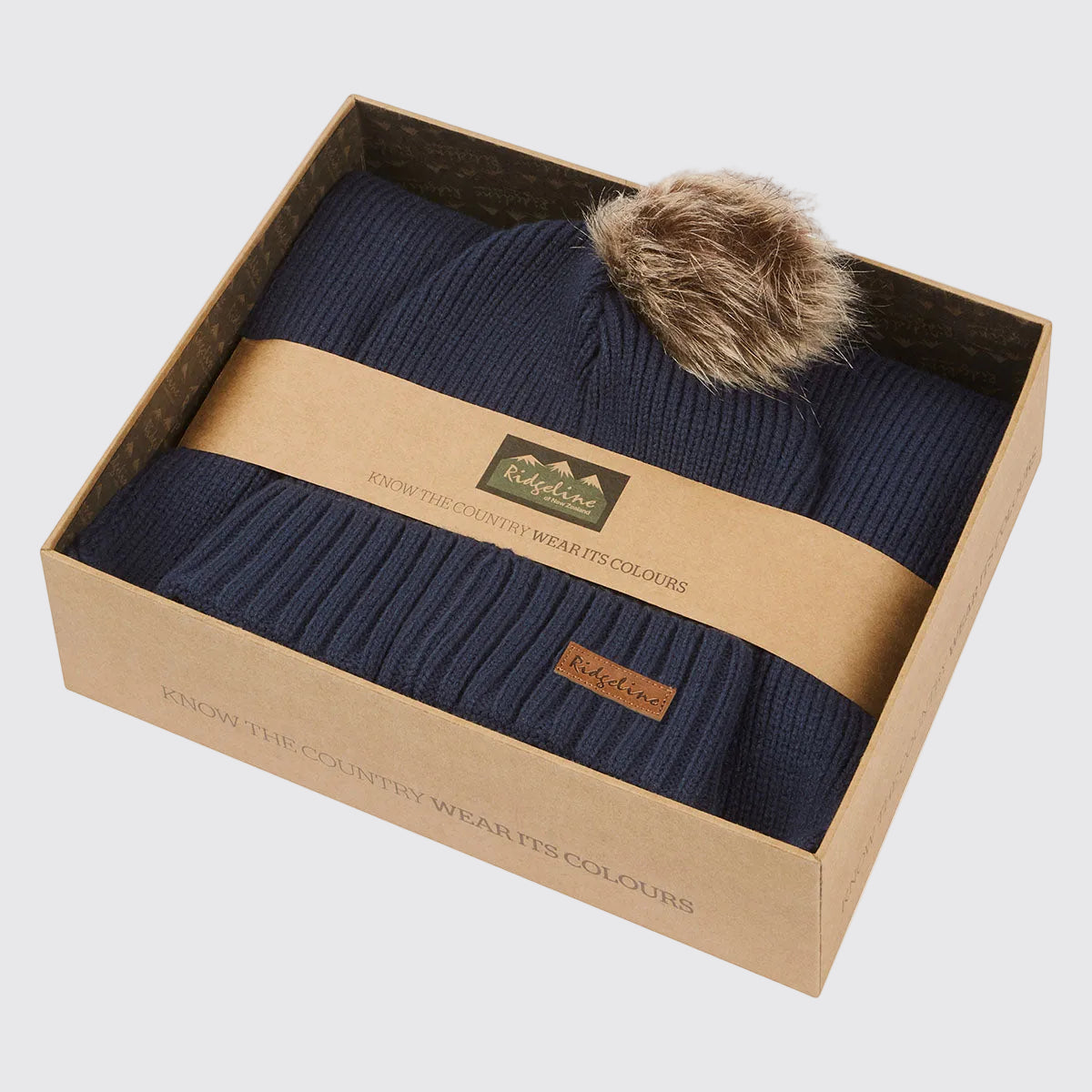 Baltic Bobble Hat & Scarf Set - Tarn