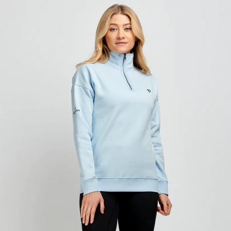 Mochara Half Zip Sweatshirt #colour_baby-blue