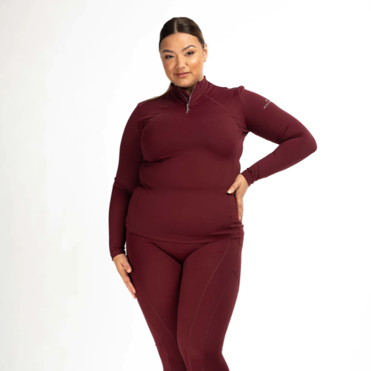 Mochara Recycled Technical Base Layer #colour_burgundy