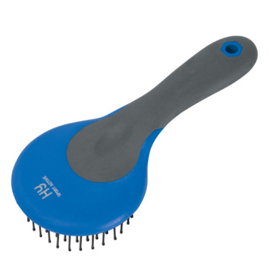 Hy Sport Active Mane & Tail Brush #colour_jewel-blue