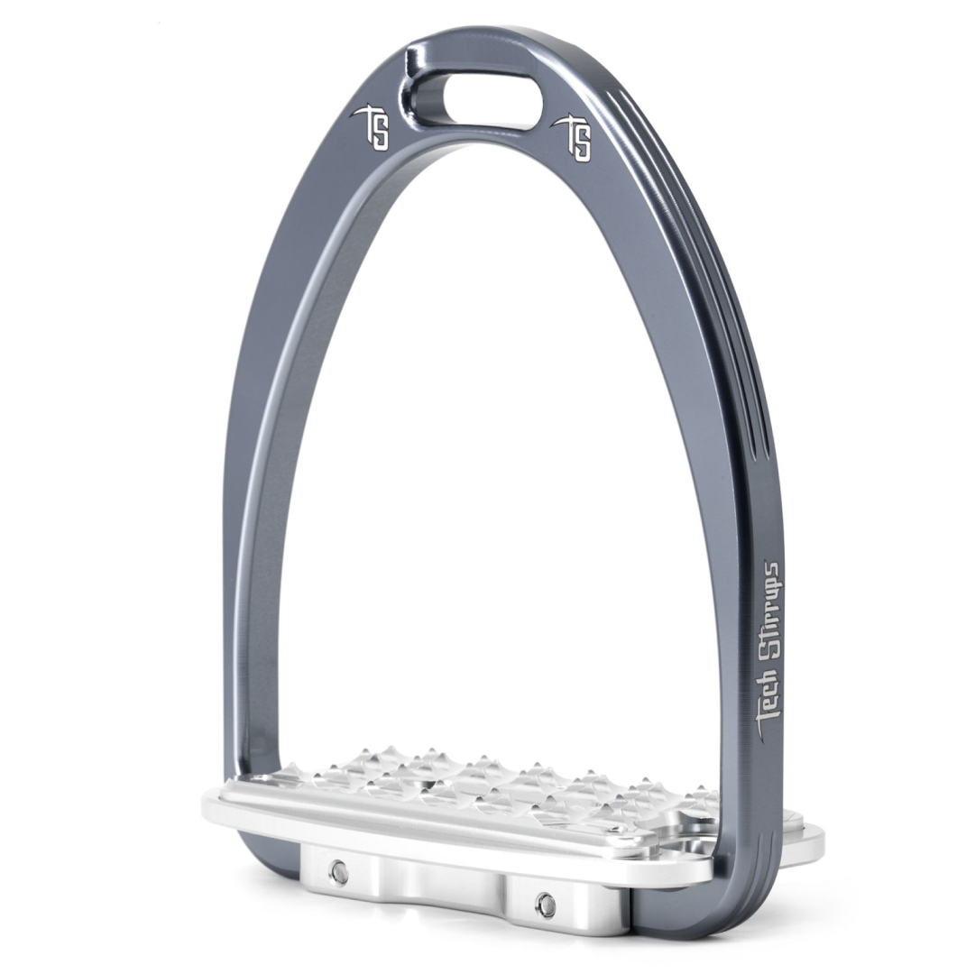 Tech Stirrups Siena Adult Classic Stirrups #colour_titanium