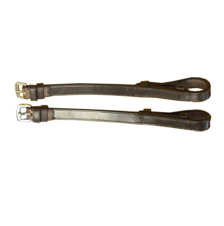 Mackey Classic 3/4"Cheek Pieces #colour_brown