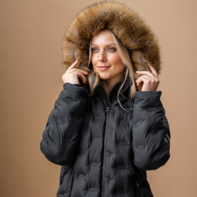 Alessandro Albanese Ara Puffer Coat #colour_core-black