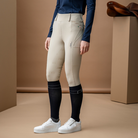 Alessandro Albanese Fina Full Seat Brushed Hybrid Breech #colour_core-beige