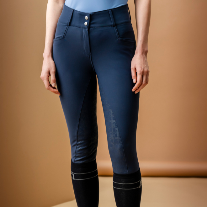 Alessandro Albanese Allora Full Seat High Rise Breech #colour_core-navy
