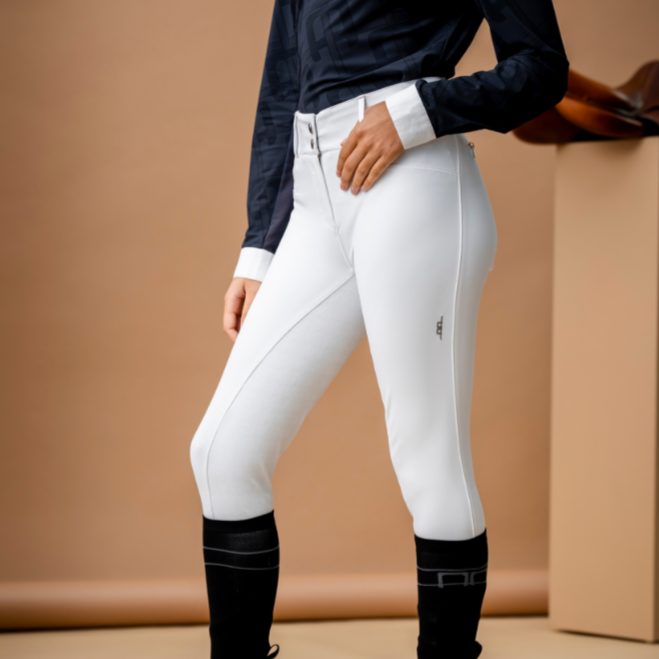 Alessandro Albanese Allora Full Seat High Rise Breech #colour_core-white
