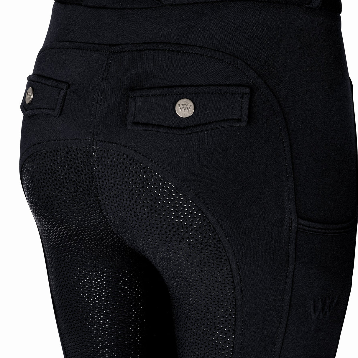 Woof Wear Hybrid II Riding Breeches #colour_black