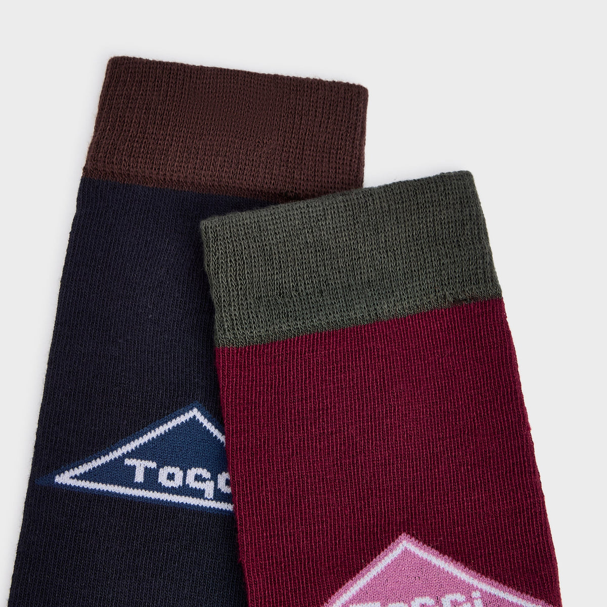 Toggi Ladies 2 Pack Logo Socks