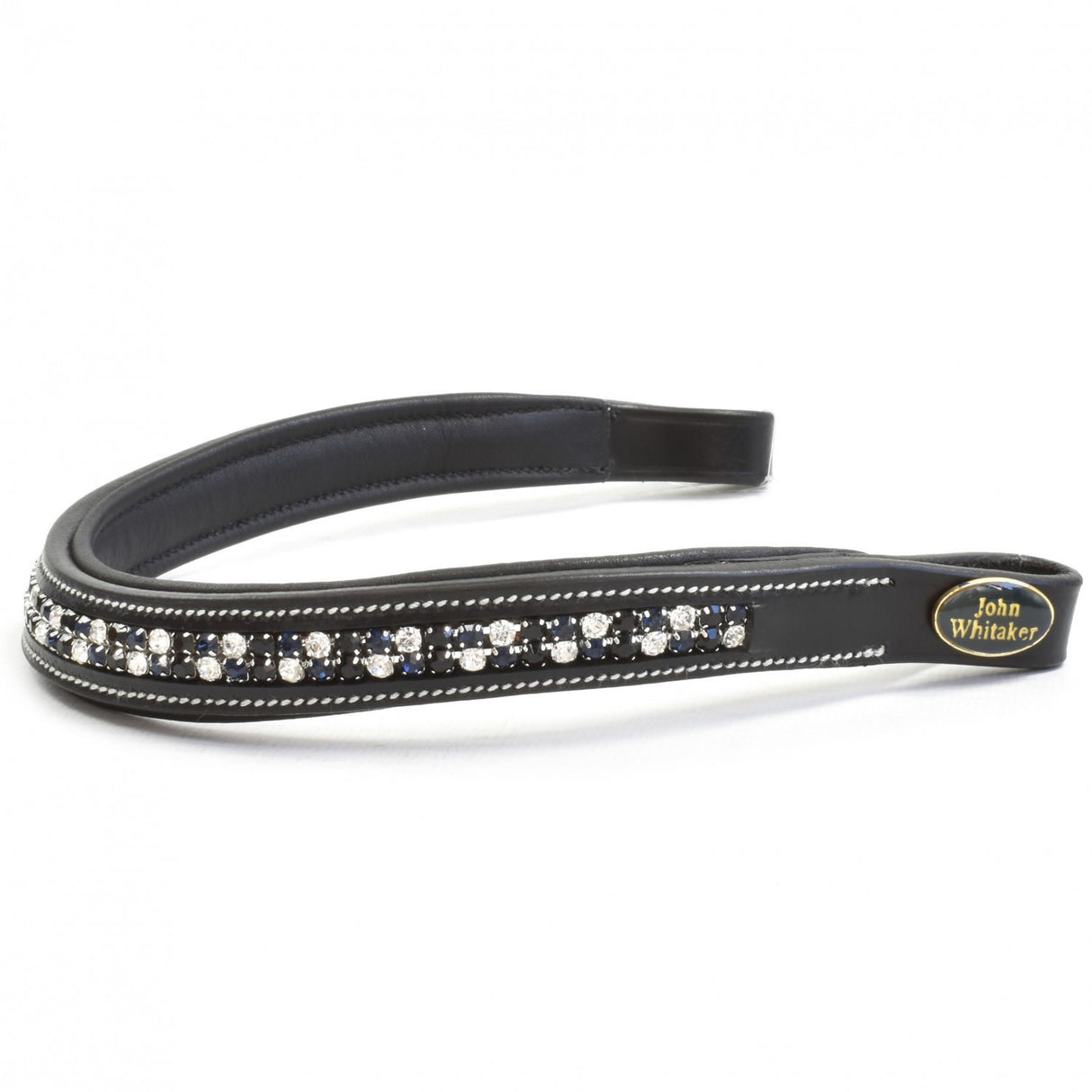 Whitaker Checkerboard Browband #colour_black