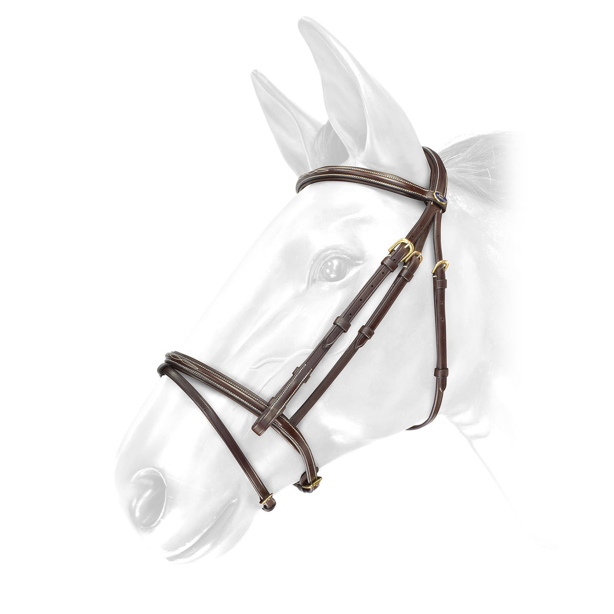 Whitaker Valencia Delux Flash Bridle With Reins
