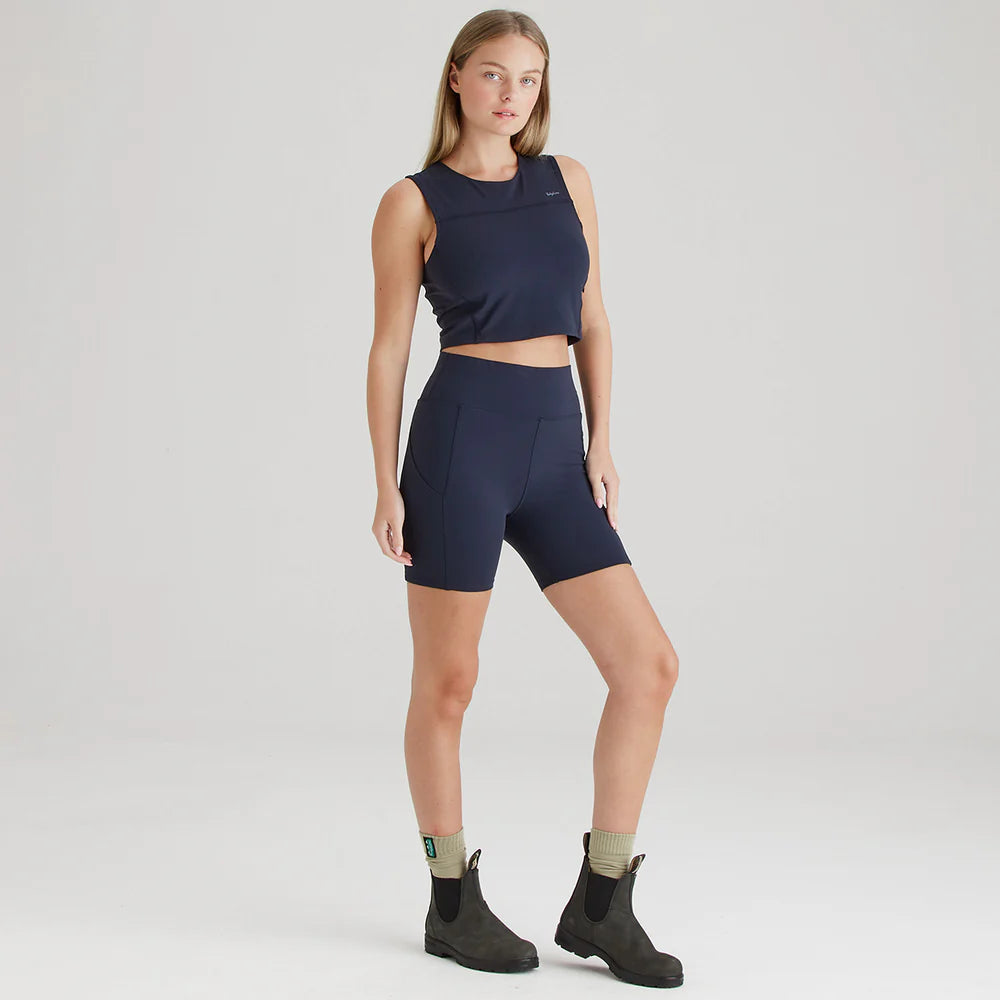 Ridgeline Womens Infinity Shorts #colour_navy