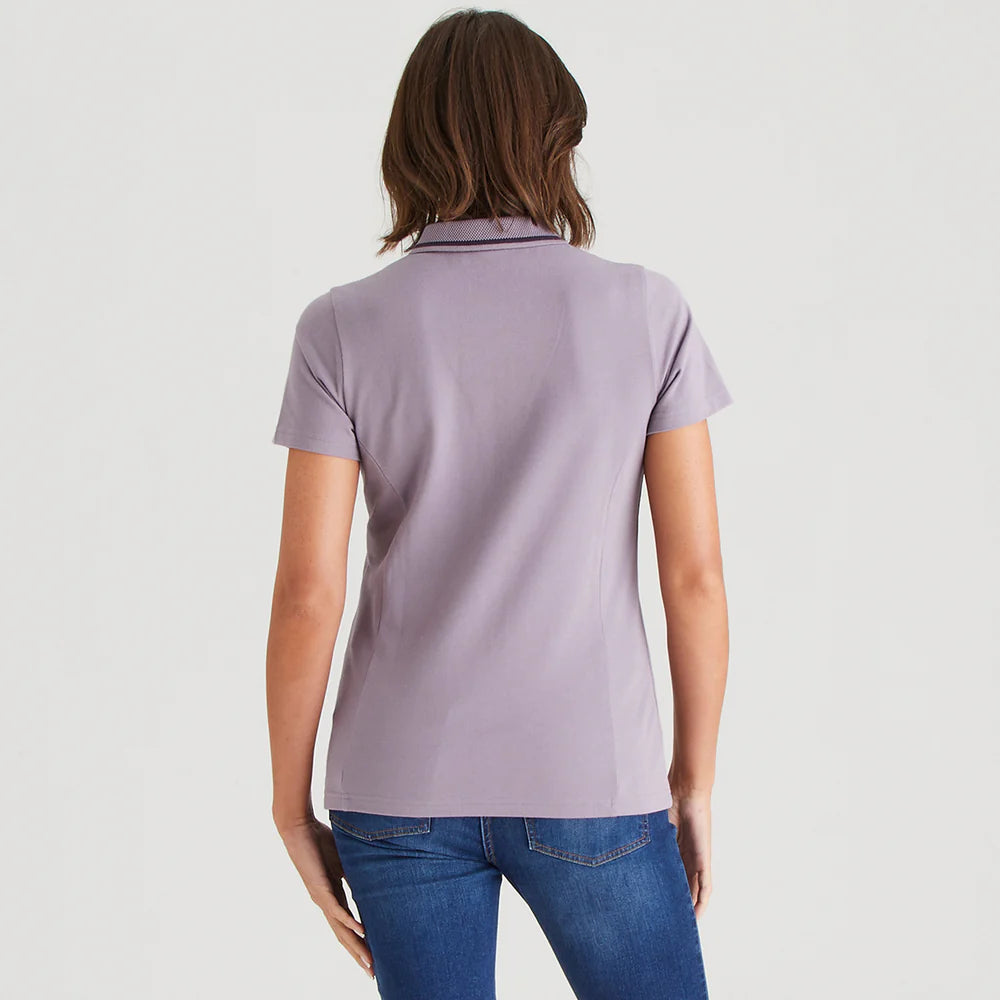 Ridgeline Womens Kilworth Polo Top #colour_lilac