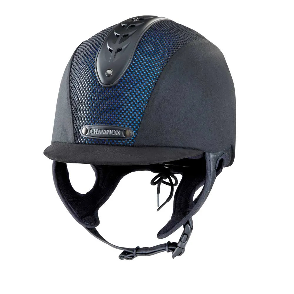 Champion X-Air Nova Peaked Helmet #colour_black-blue