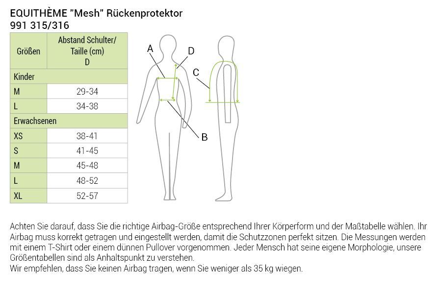 Equitheme Mesh Back Protector