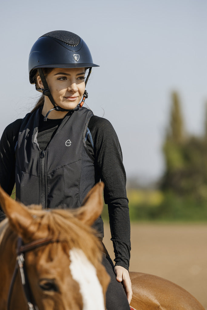 Equitheme Airsafe Airbag Vest #colour_black