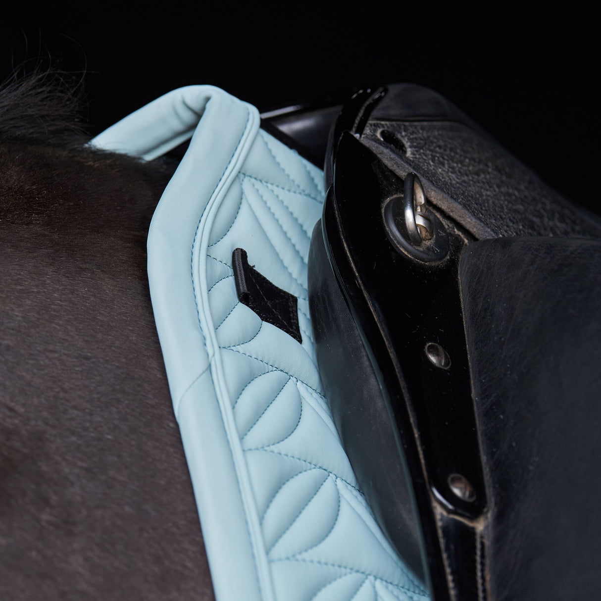HV Polo Elisa Dressage Saddlepad #colour_aqua-sky
