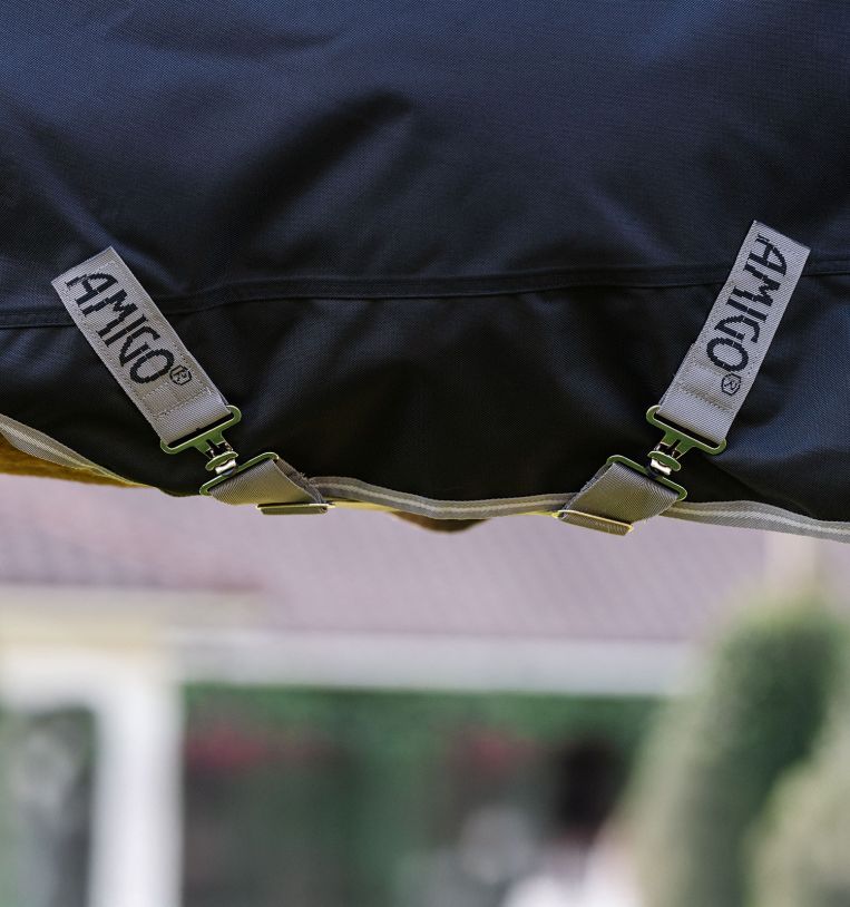 Horseware Ireland Amigo 1200D Pony 50g Turnout Rug #colour_black-titanium-grey-silver