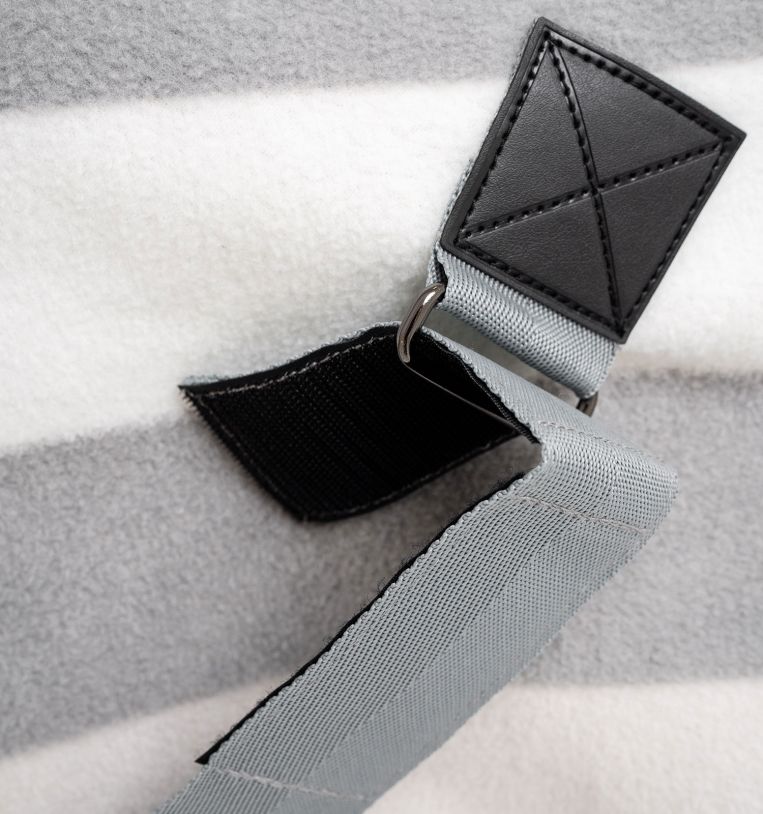 Horseware Ireland Newmarket Pony Fleece Cooler #colour_witney-charcoal