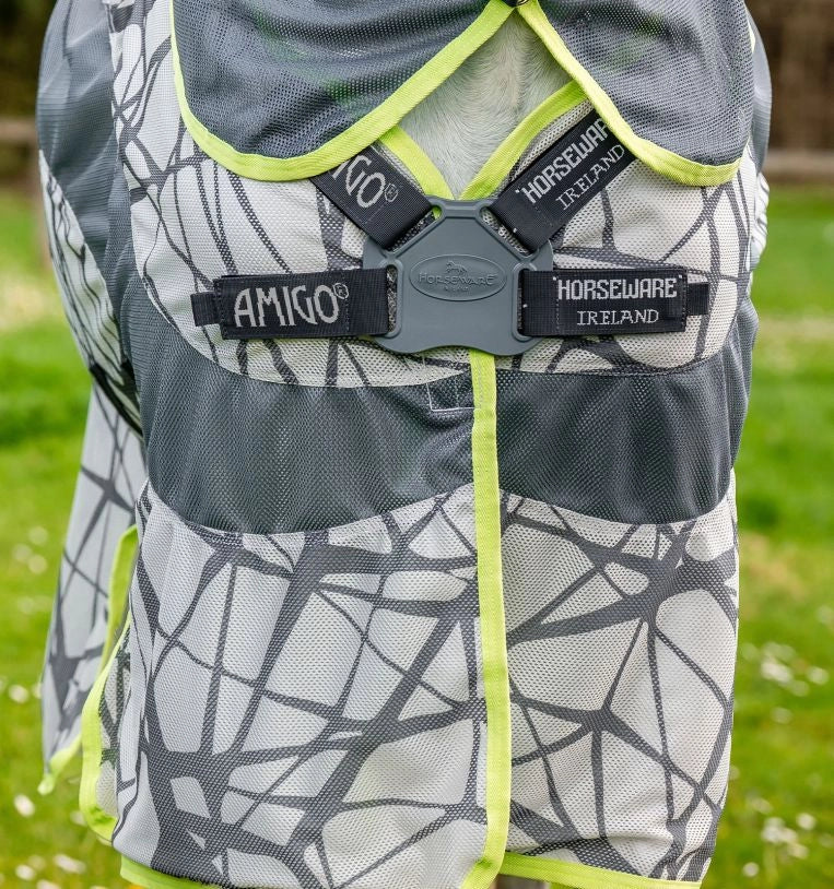 Horseware Ireland Amigo CamoFly Rug #colour_camofly-print-lime