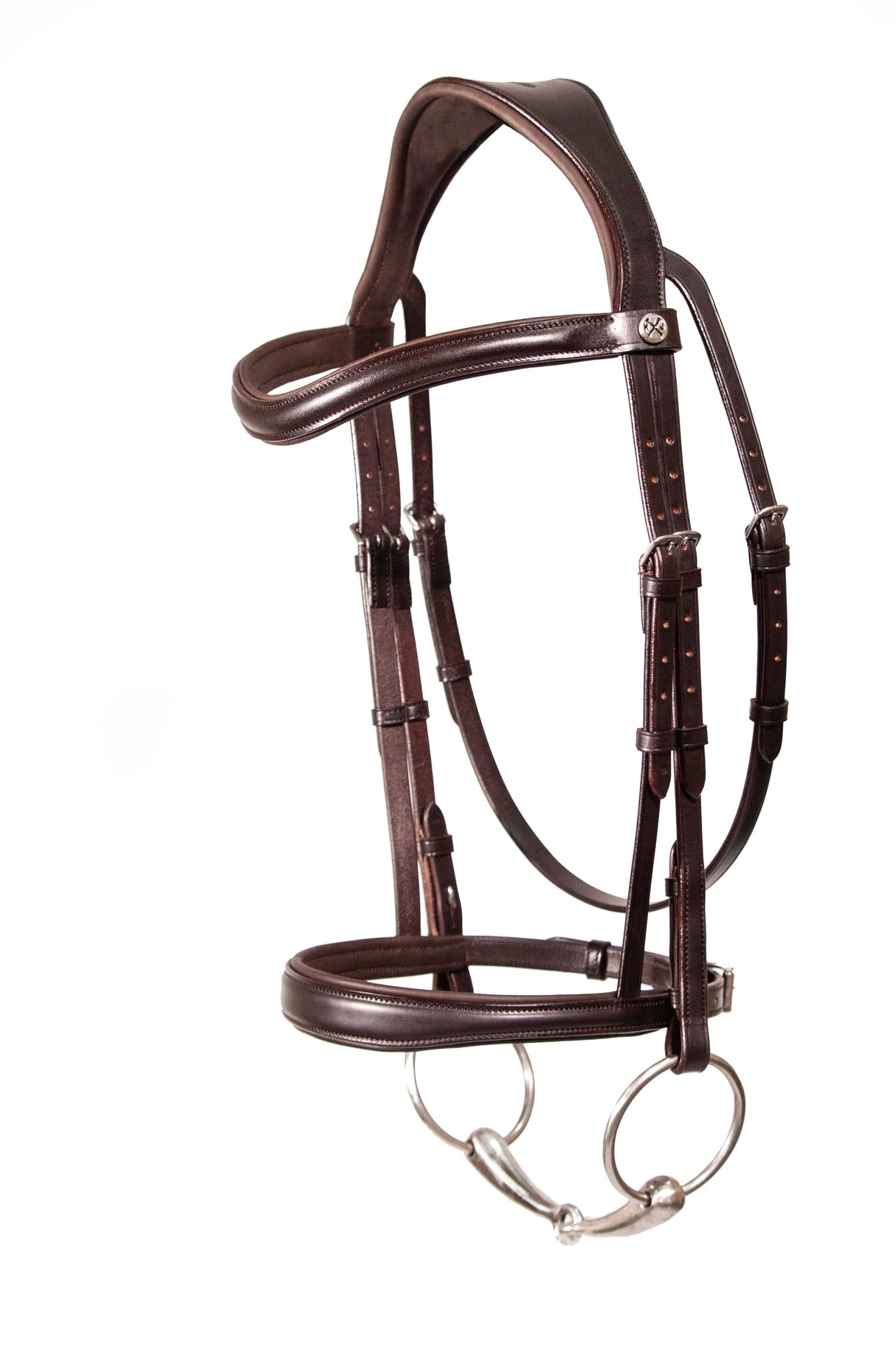 Henry James Cavesson Bridle #colour_havana-brown