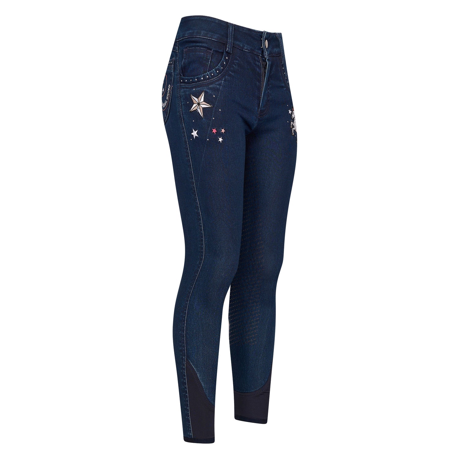 Imperial Riding Demi Children's Riding Breeches #Colour_dark-denim